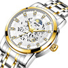 Waterproof fashionable mechanical men's watch, Switzerland, fully automatic