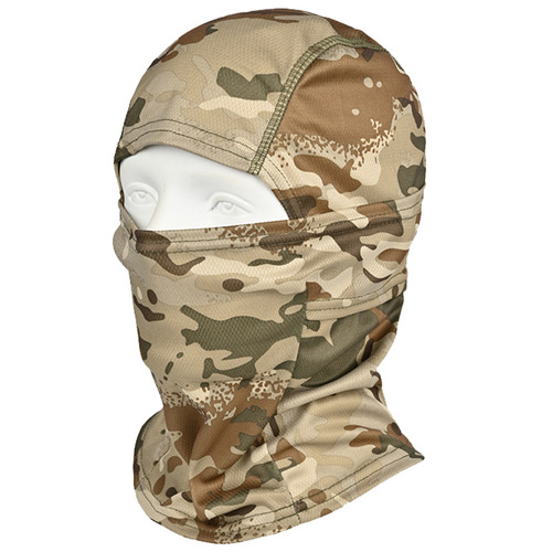 Cross-border camouflage hood outdoor cycling mask hiking mountaineering sun protection breathable face towel sunshade quick-drying perspiration mask