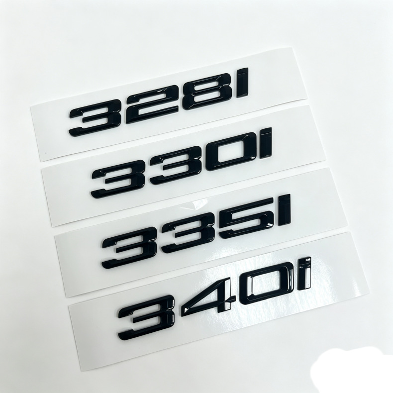 Suitable for the rear emblem with displacement numbers of older BMW 3 Series models 316i, 318i, 320i, 325i, 330i
