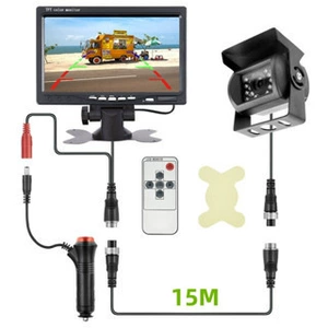 7-düymlük masaüstü monitor, avtobus arxa görünüş kamerası, simsiz ötürücü