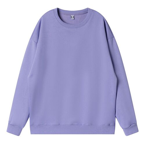 Drop shoulder round neck loose sweatshirt for men and women cross-border European size advertising shirt pullover long sleeve manufacturer wholesale