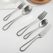 cutlerysets西餐餐具韩国ins爆款镂空牛排刀叉勺子不锈钢高颜值