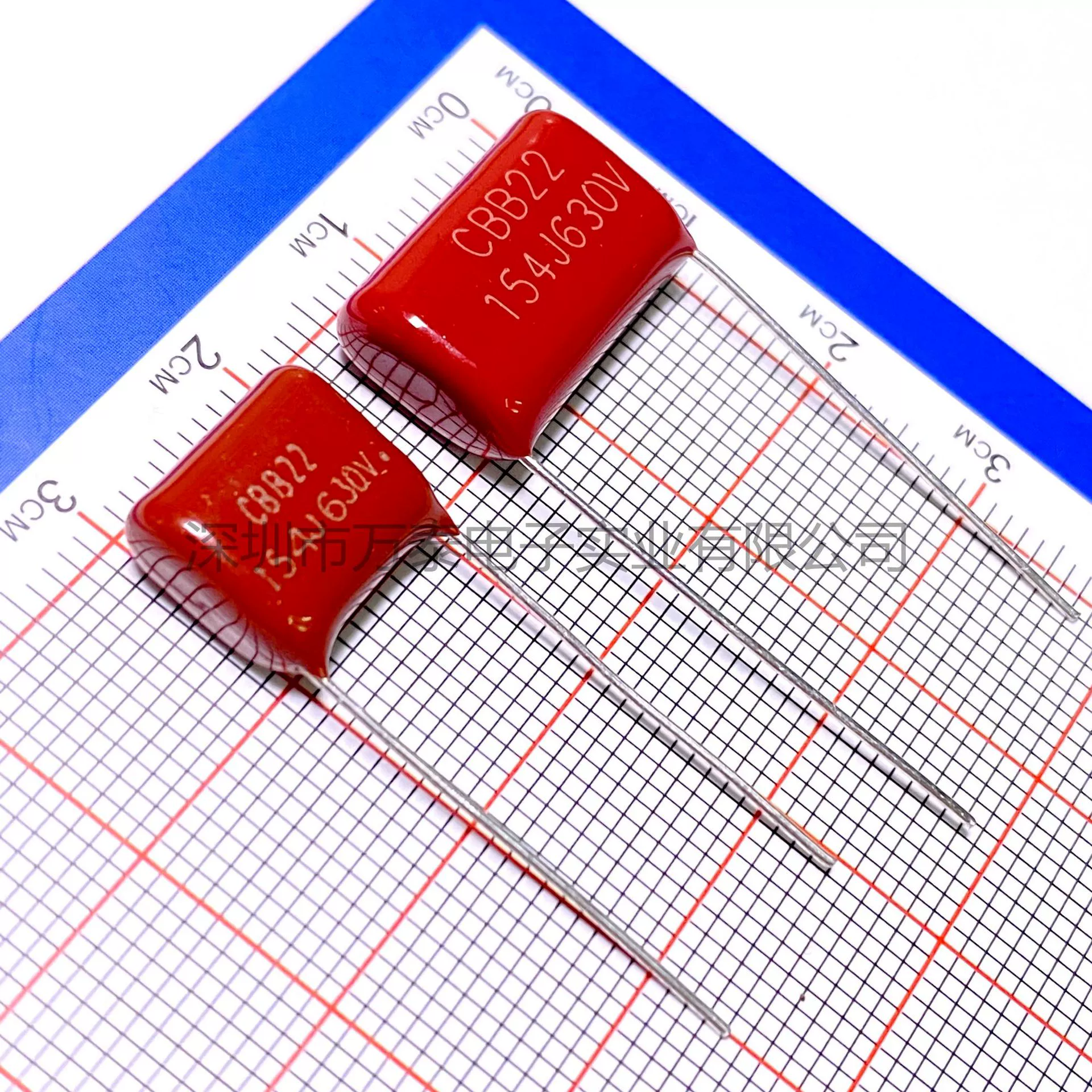 Оригинальный металлопленочный конденсатор CBB22 630V154J 150NF P = 10/15 мм CBB 0,15