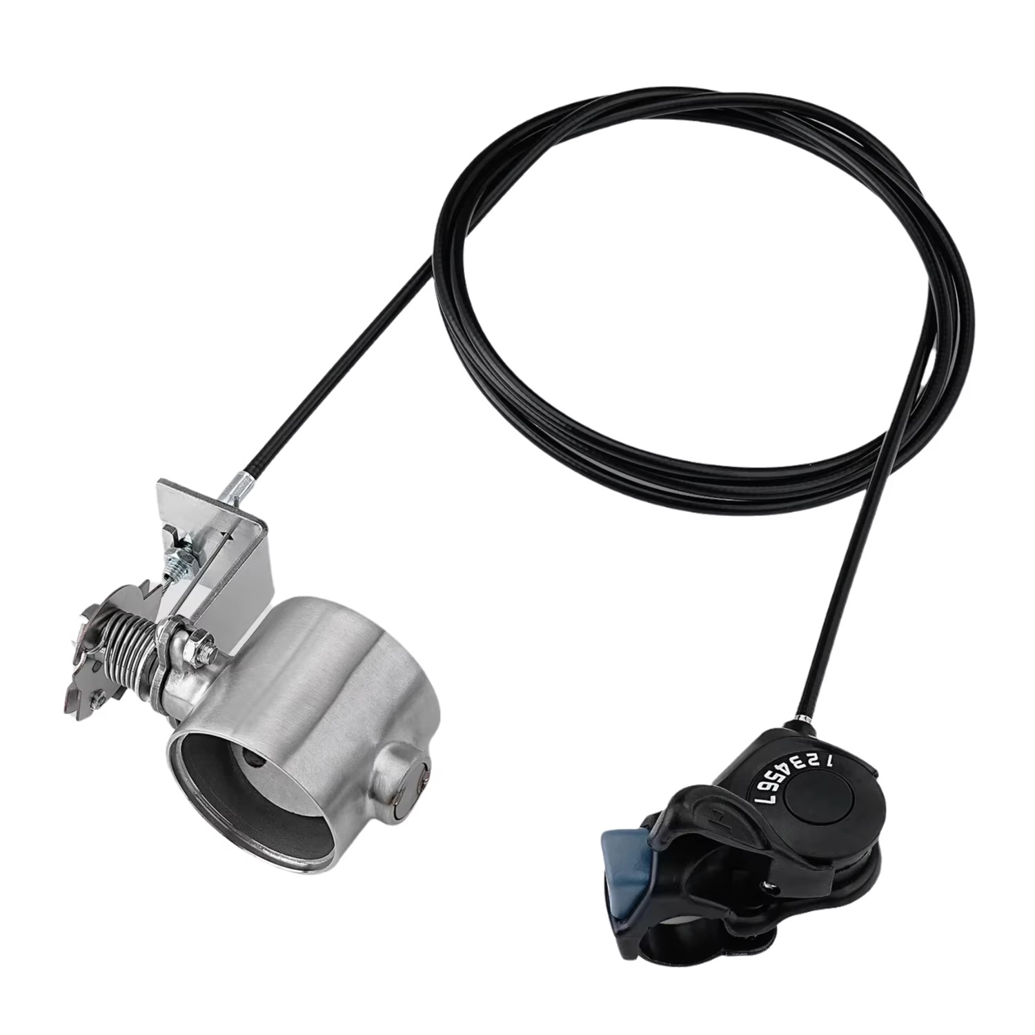 51mm Motorcycle Exhaust Pipe Modification with Adjustable Cable-Operated Mechanical Valve, Universal Controller Box for Silent Noise Reduction