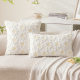 Spring New Embroidered Hair Pillow Sweet Cream Wind Plush Pillow Cushion Cover Atmosphere Living Room Sofa Pillow