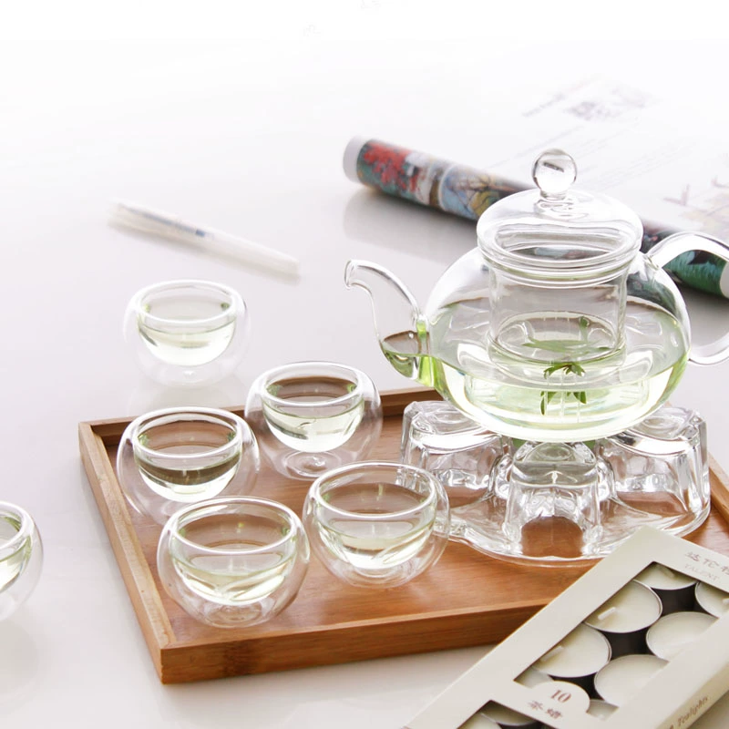 Glass tea set, flavored tea, teapot, fruit tea, tea cup, thermos