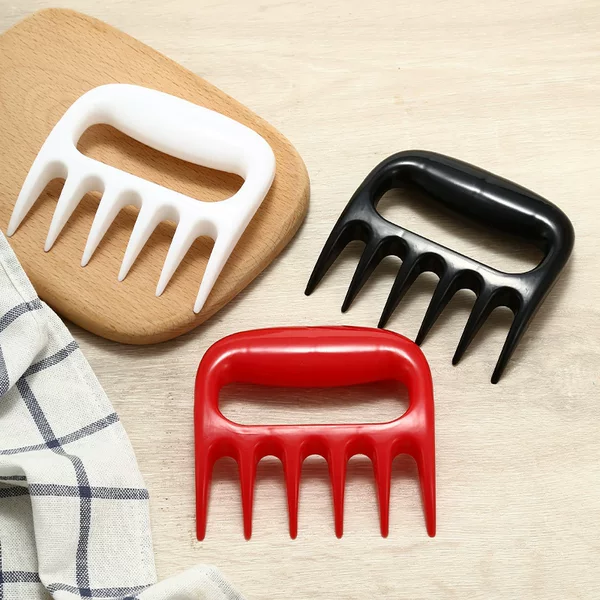 Bear Claw Meat Separator Plastic Slicer Beef Shredder Barbecue Meat Tearing Tool Divider Camping Barbecue Gadget