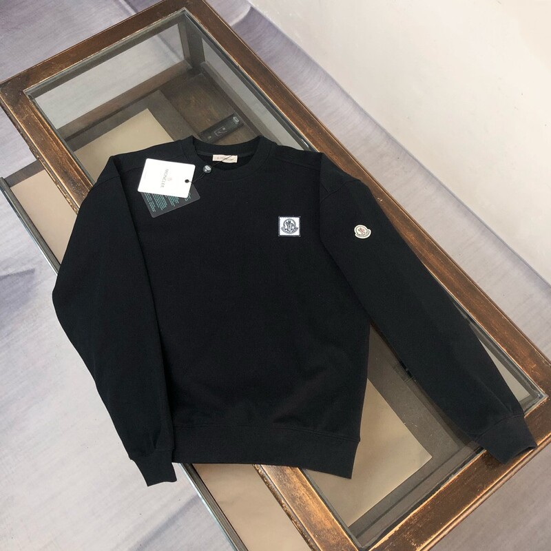 2025 Autumn and Winter Correct Version New Cross-Border Original Label Men's Round Neck Embroidered Long-Sleeve Casual Sweatshirt