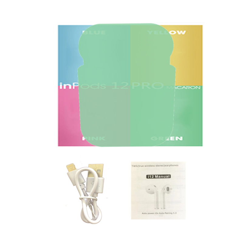 I7s auricular inalámbrico Bluetooth i9s/i12 estéreo 5,0 binaural deportes cinturón almacén i7tts auricular transfronterizo