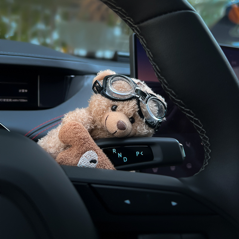 Qìchē – Car Decoration Doll Car ornaments - gear-shift-decoration-pilot-bear