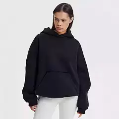 2024 new men's and women's blank hoodie fleece hooded sweater jacket coat