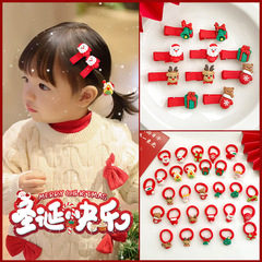 子供のクリスマスの頭飾りの女の子のかわいい髪のゴムの赤ちゃんは髪のひもの前髪を傷つけません。
