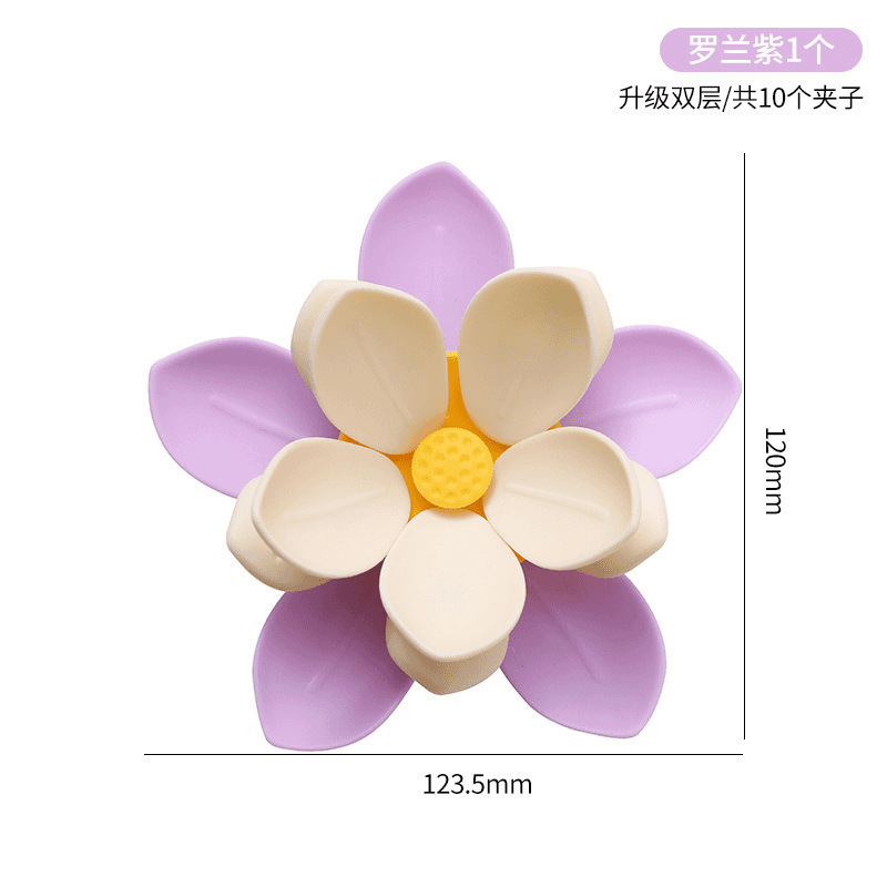 磁気クリップ 桜シールクリップ 蓮シールクリップ 冷蔵庫マグネット 食品袋クリップ スナック蓮シールクリップ|undefined