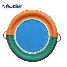 跨境狗狗飞盘宠物用品中大型犬抛掷玩具户外训练互动飞碟麻布耐咬