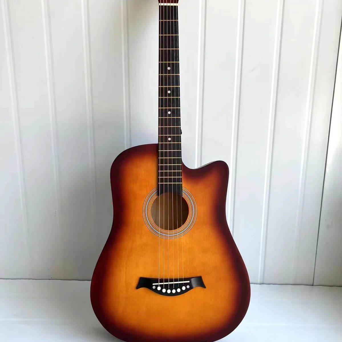 Venta directa de guitarras de fábrica 38 pulgadas baladas popularización de principiantes introducción baladas guitarras estudiantes masculinos y femeninos practican Piano image 10