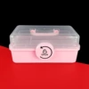 Handheld fuchsia storage box, 31×17×15cm
