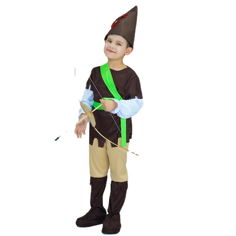 Niños de los hombres pequeño cazador Cosplay Masquerade ropa de fiesta Halloween Cosplay traje image 5