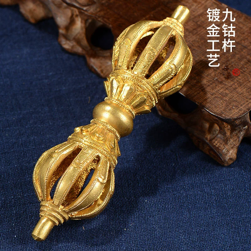 Jiobuka Bingxing Nepal Handmade Copper Copper Copper King Kong Diamond Bells Dharma Dharma Dharma Blown Package Supply