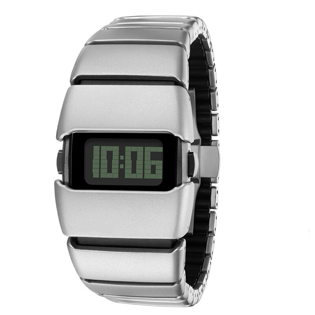 Reloj de diseño original de forma alienígena del milenio medieval de moda americana para hombres y mujeres, estudiantes de secundaria y secundaria de nicho reloj de pulsera transfronterizo