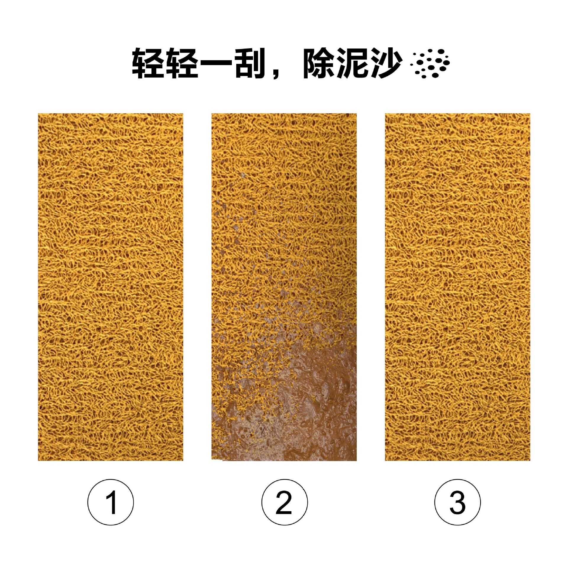Cross-Border Imitation Coconut Cropable Silk Ring Carpet Floor Mat Home Door Mat PVC Floor Mat Outdoor RV Mud Scraping Mat