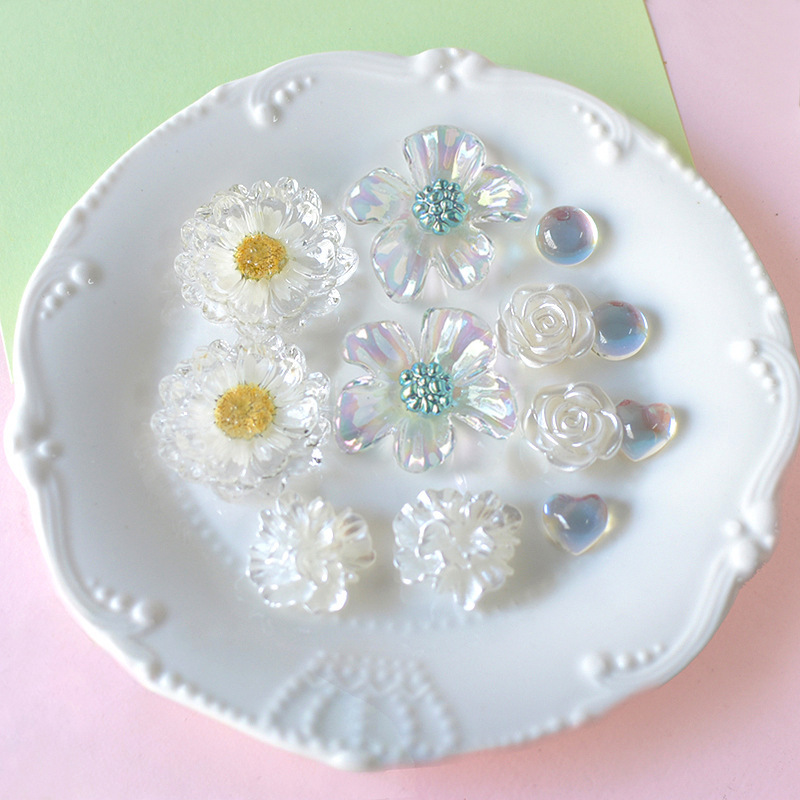 Hot-Selling Natural Daisy Dried Flower Accessories DIY Hair Accessories, Shoe Charms, Phone Case Materials Wholesale Pj1871 Hot-Selling Natural Daisy Dried Flower Accessories DIY Hair Accessories, Shoe Charms, Phone Case Materials Wholesale Pj1871