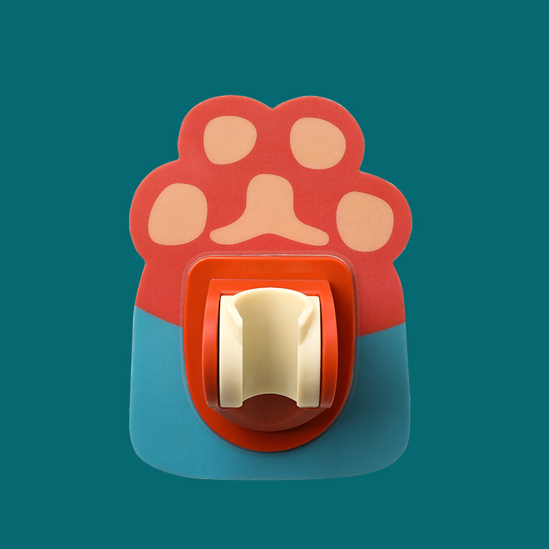 Baño de dibujos animados-Soporte de ducha libre universal ajustable baño ducha boquilla de ducha cabeza fija base Accesorios