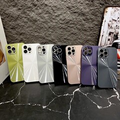 自带镜头膜炫彩极光适用于iPhone16promax苹果15/14/12手机壳防摔
