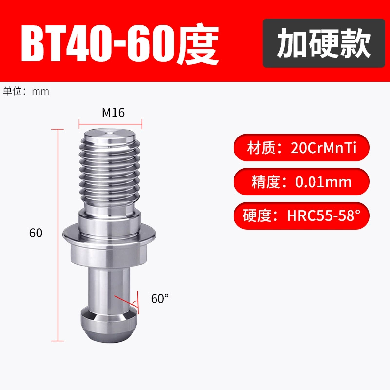 CNC рукоятка фрезерного станка BT30 BT40 BT50: высшая точность, выемка отверстий из воды и вытяжка внутреннего холодного гвоздя 45° 60° 90°