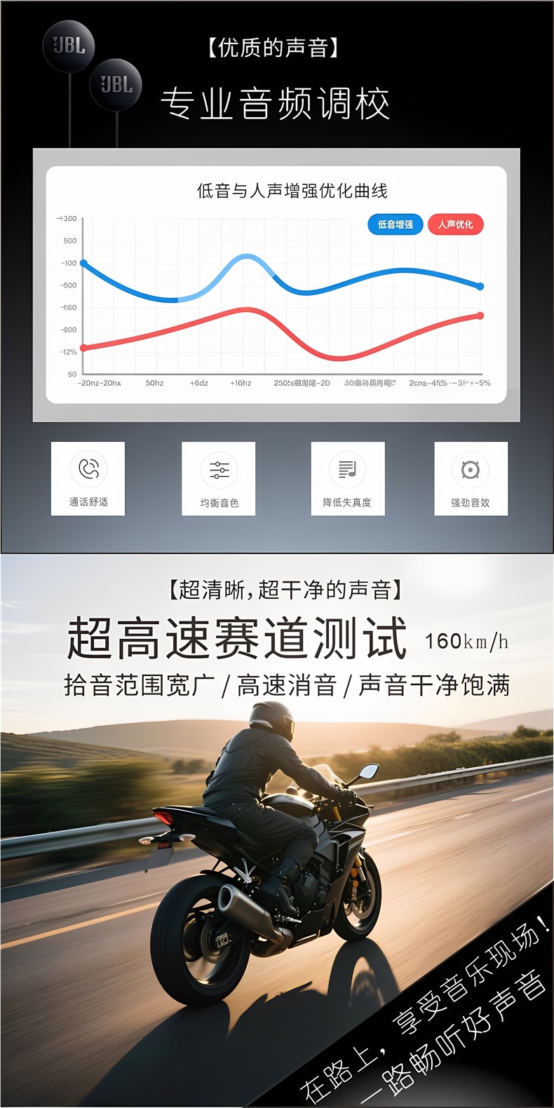 Motorcycle helmet Bluetooth headset full-face helmet internal unit upgrade modification