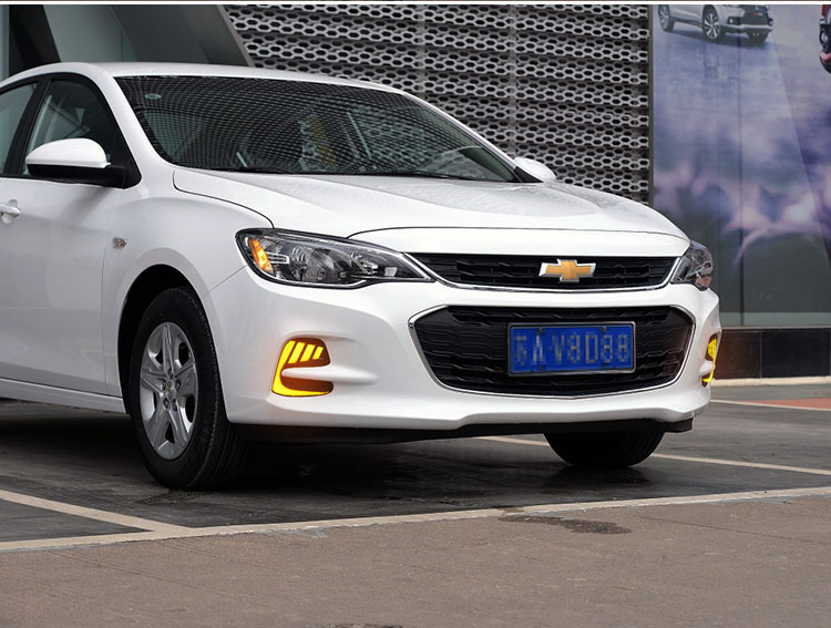 Suitable for 2016-2019 Chevrolet Cavalier daytime running lights, Chevrolet Cavalier modified fog lights, LED decorative lights