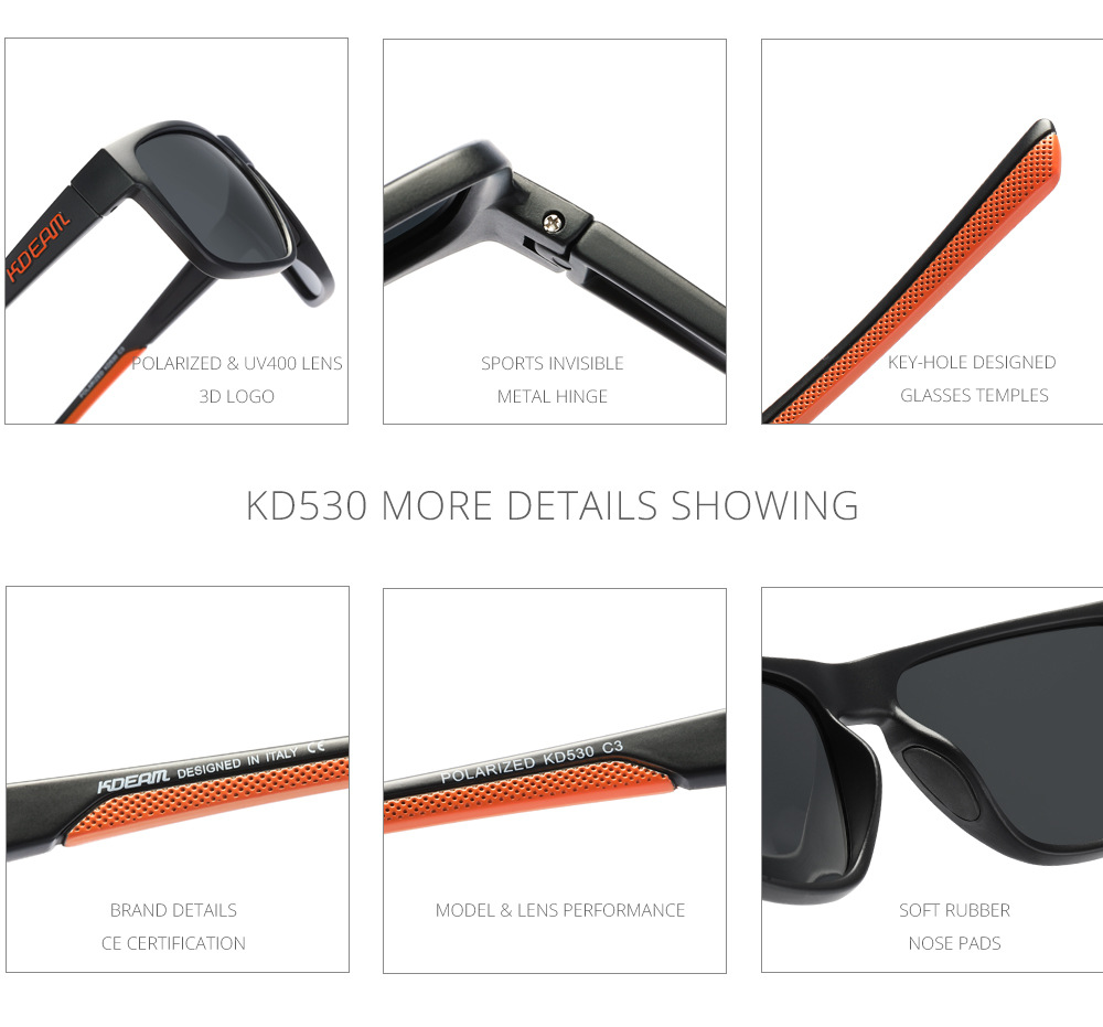60g Weight Full Frame Glasses Structure Sunglasses Classification PC, UV400 Protection Lens Material Square Glasses Style Outdoor, Travel Occasion Solid Color Pattern Men's Gender Casual, Sports Style Casual Sports Solid Color PC UV400 Protection Square Full Frame Men's Sunglasses 3