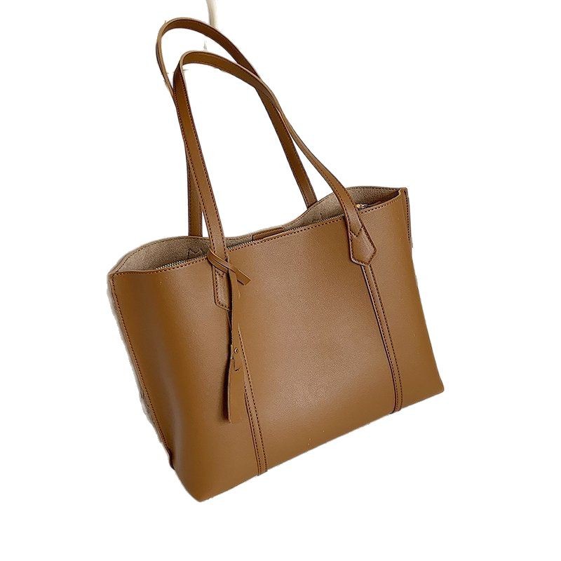 Bolso de gran capacidad mujer 2025 nuevo bolso de moda de alta gama bolso de hombro para viajar al trabajo con bolso portátil