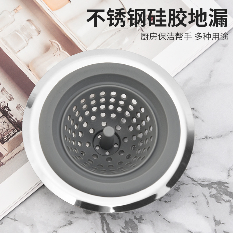 Кухонная раковина раковина Фильтр Фильтр для бассейна Утечка Крышка раковины Канализационный фильтр для предотвращения засорения остатков