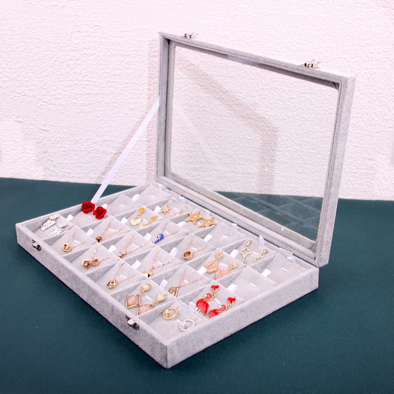 대형 회색 24비트 목걸이 상자