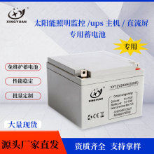 XY12V24AH安防監控太陽能燈電池免維護UPS鉛酸蓄電池電瓶可充電