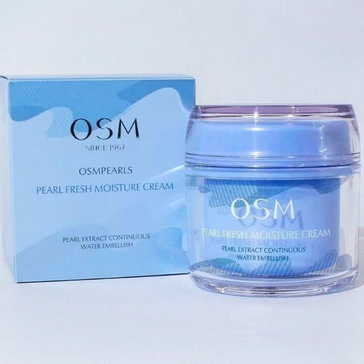 欧诗漫爆水霜珍珠鲜活嘭润魔力霜补水保湿滋润护肤面霜免洗80g