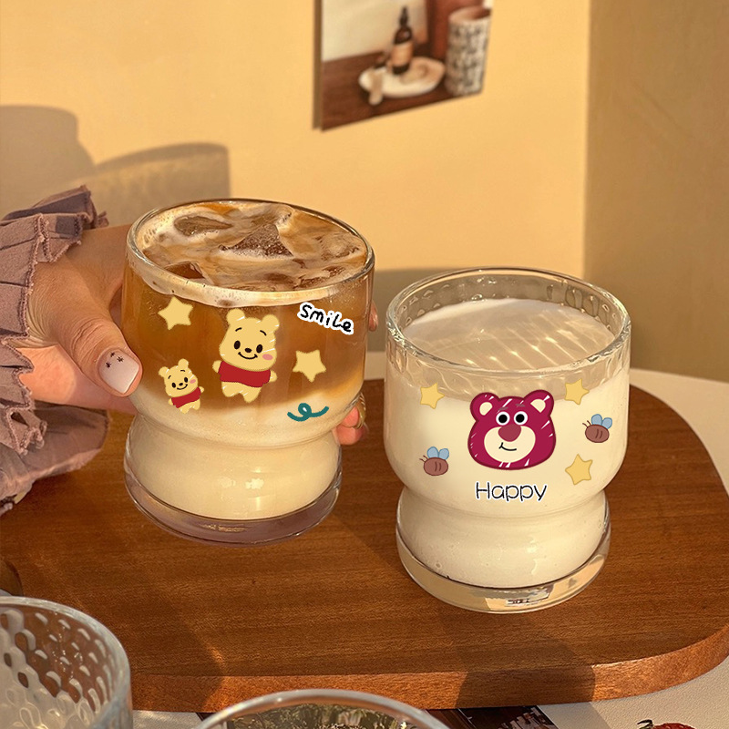 杯子玻璃杯女高颜值ins风水杯创意家用牛奶咖啡杯啤酒杯可爱水杯|undefined