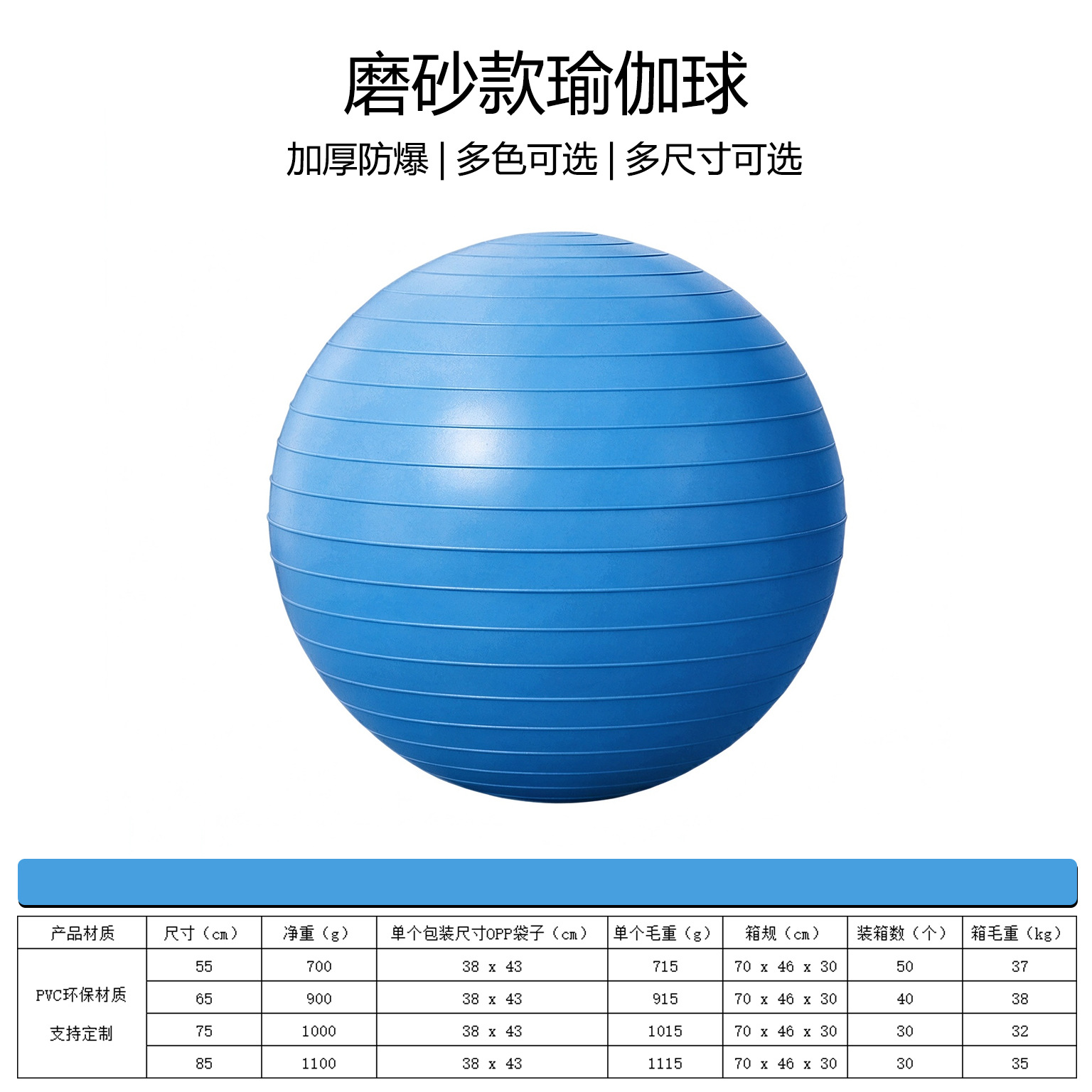 Pelota de Yoga para Embarazadas de ABS a Prueba de Explosiones para Ejercicio de Yoga