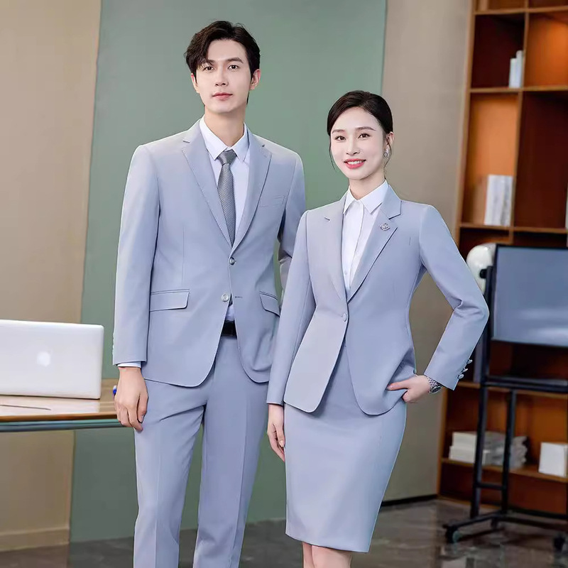 High-end suit suit men's and women's business attire business formal attire 4S shop teachers suit coat overalls work clothes