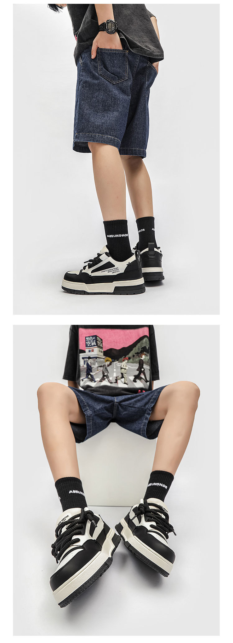 Summer breathable casual sports with thick soles and versatile height increase board niche men's shoes, Derby shoes_voghion.com