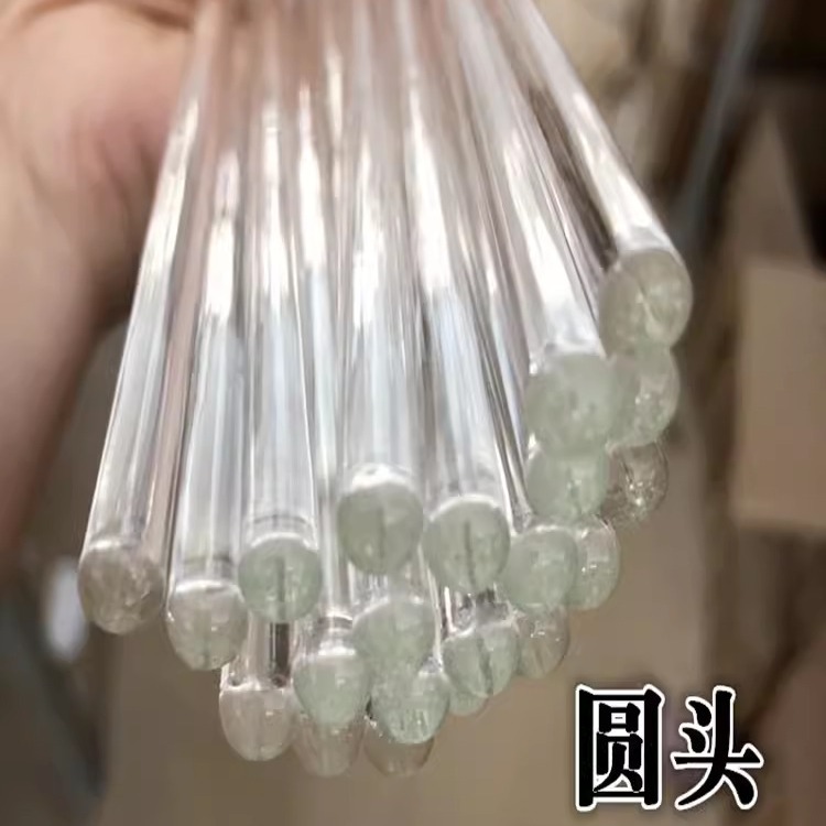 高硼硅玻璃棒搅拌棒 引流棒导流棒 耐高温腐蚀 实心玻璃棒实验