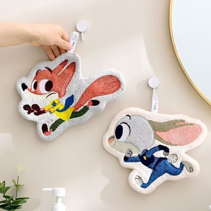 Animal City Hanging Hand Towel, Cute Face Towel for Bathroom, Non-Smelly, Absorbent, Small Towel for Bathroom Use Animal City Hanging Hand Towel, Cute Face Towel for Bathroom, Non-Smelly, Absorbent, Small Towel for Bathroom Use