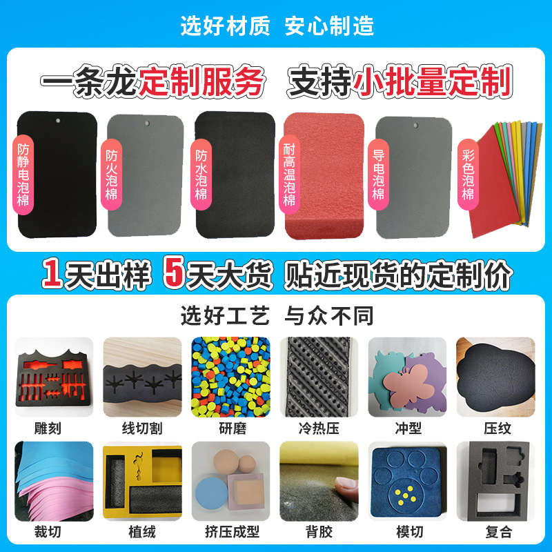 EVAフォームライニングカスタム熱プレス彫刻帯電防止カラーEVAフォームボード高密度スポンジ包装インナートレイ|undefined