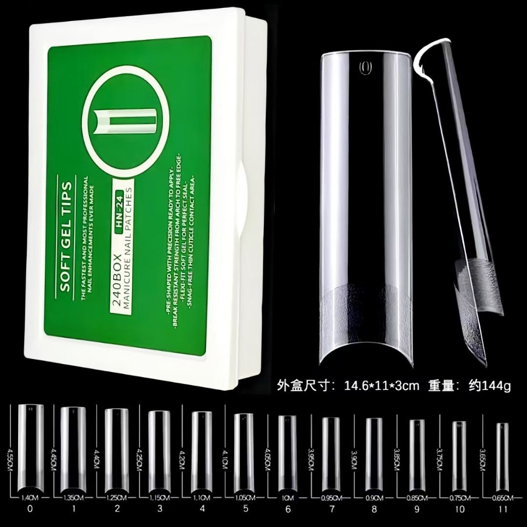 Explosiones transfronterizas de porcelana blanca caja de manicuras esmaltado ultrafino sin marcas sin molienda de grabado desgaste manual manicuras falsas al por mayor