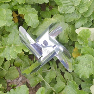 Bird Repellent Reflective Windmill Farmland Gorgeous Vegetable Garden Orchard Bright Small Windmill Toy Garden Flash Decoration to Scare Away
