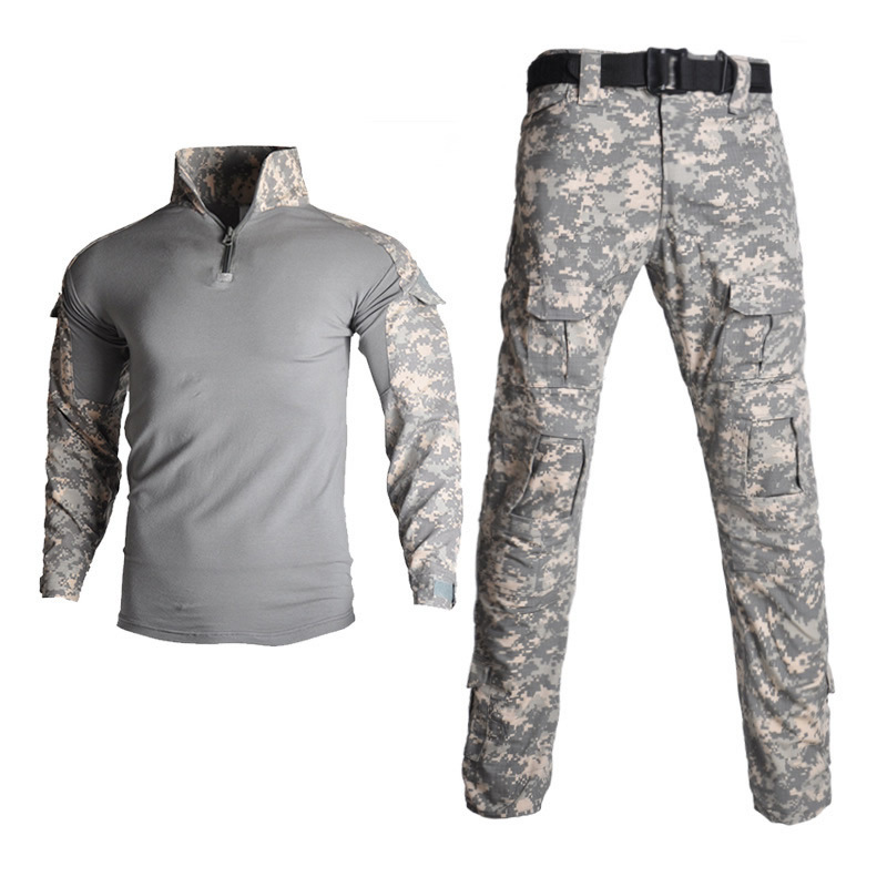 Trajes de rana transfronterizos G2 trajes de camuflaje de manga larga trajes de rana tácticos hombres trajes de entrenamiento militar al aire libre instructor CS trajes de expansión