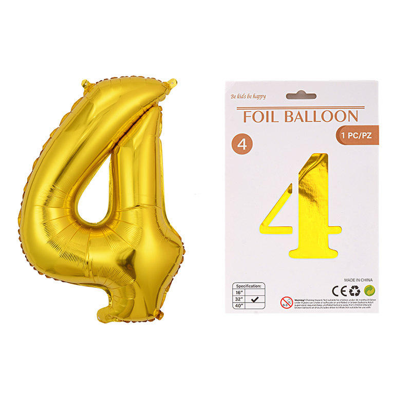 Globo de película de aluminio digital de 32 pulgadas, tarjeta de papel, tapa dura, paquete individual, cuerpo delgado, fiesta digital, globo decorativo flotante