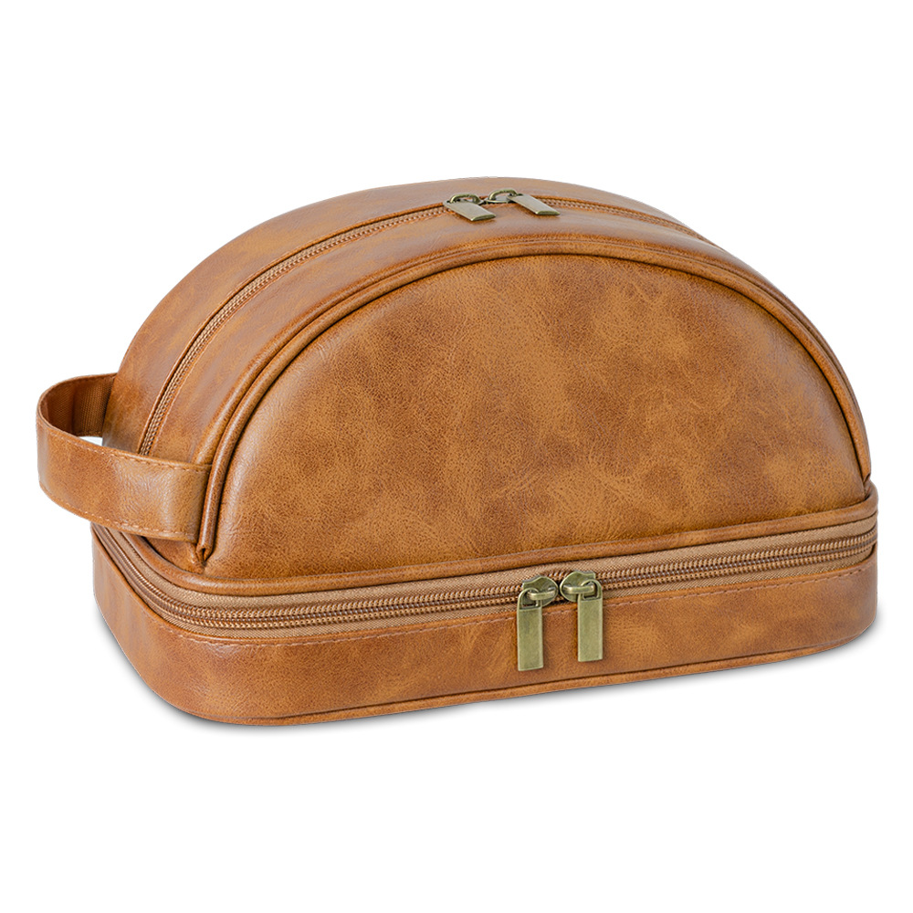 Nueva bolsa de cosméticos Retro, bolsa de aseo portátil, bolsa de almacenamiento de gran capacidad de alta gama para hombre, bolsa de aseo de viaje impermeable