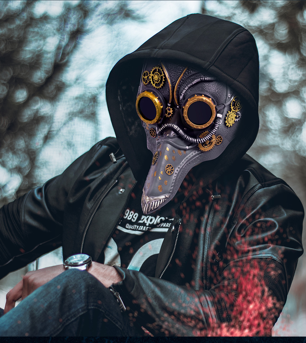 Halloween Gotische Wind Punk Snavel RP Feest Festival Feestmaskers display picture 12