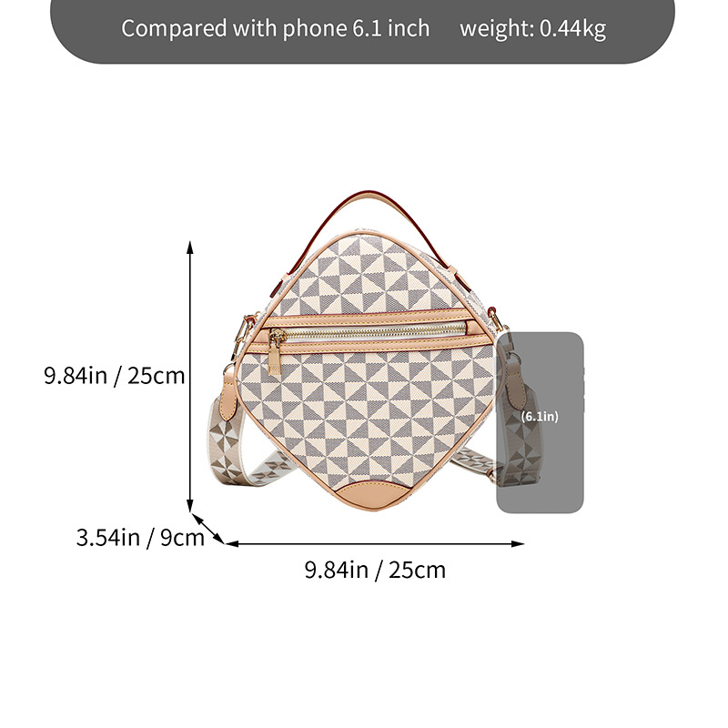 여성 가방 국경 유럽 및 미국 복고풍 사각형 상자 모양 어깨 핸드백 성격 패턴 대비 색상 휴대 전화 가방 여성